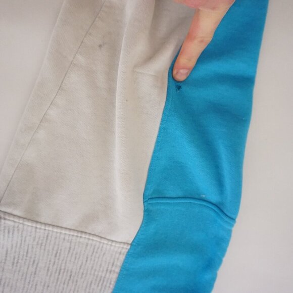 VTG 80S Gear For Sports Wilson Training Gray Blue Boxy Cotton Crewneck Sweater L - Picture 9 of 11